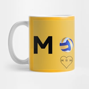 A product that combines maternal love and volleyball. Mug